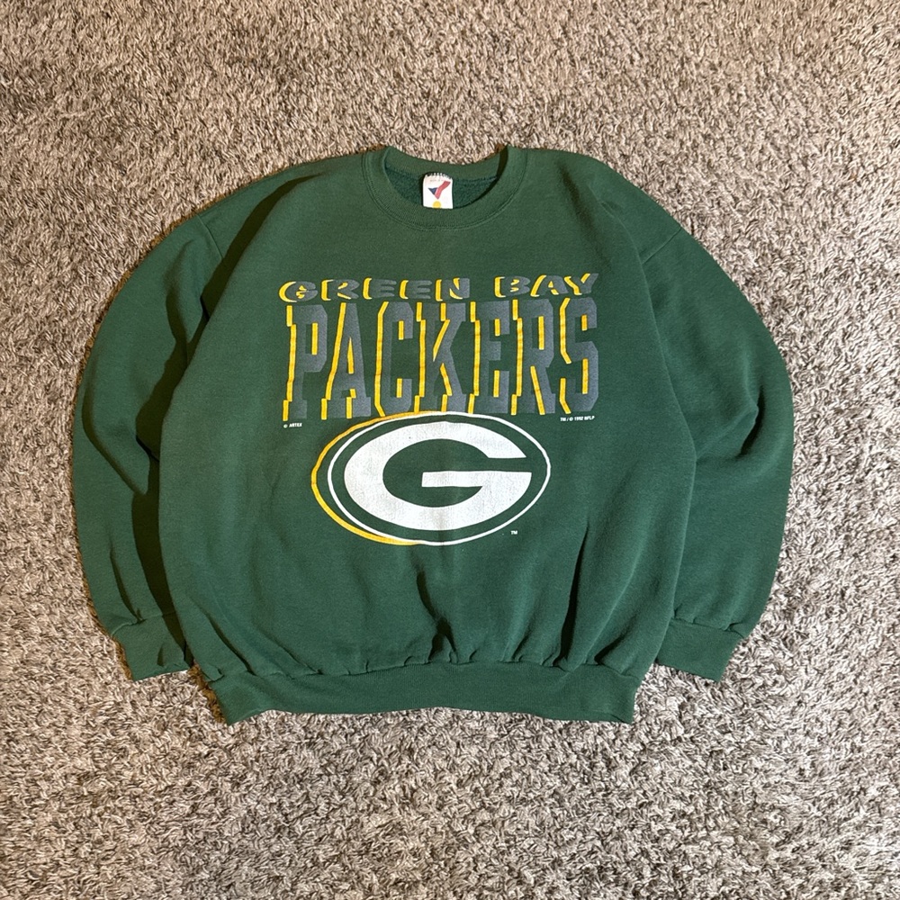Vintage 1992 Made in USA GreenBay Packers Crewneck Mens Large perfect condition